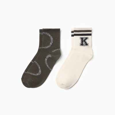 Носки женские KAFTAN Freedom, набор 2 пары, размер 36-40 (23-25 см)