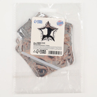 Воздушный шар фольгированный 5" «Звезда», серебряный, для палочки - Фото 4