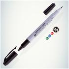 Маркер перманентный Crown. P-800W, чёрный, двухсторонний, узел 1.0 мм/2.0 мм - Фото 3