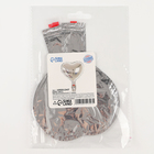 Воздушный шар фольгированный 5" «Сердце», для палочки, серебряный - Фото 4