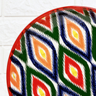 Ляган узбекский Риштанская керамика «Атлас», d=28 см, разноцветный, в подарочной упаковке - Фото 5