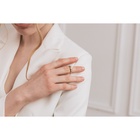 Кольцо с жемчугом «Тренд» бусина, цвет золото, размер 16 10471945