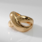 Кольцо металл «Тренд» бесконечность, объём, цвет золото, размер 16 - Фото 3