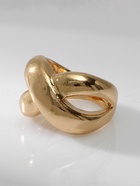 Кольцо металл «Тренд» бесконечность, объём, цвет золото, размер 16 - Фото 6