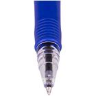 Ручка шариковая Crown "Low Vis" 0,7 мм, грип, синий стержень - Фото 2