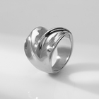 Кольцо металл «Тренд» движение, волна, цвет серебро, размер 17 - Фото 3