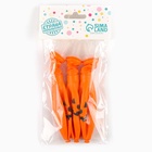 Воздушный шар латексный на Хэллоуин 12" «Тыква со светом», под воздух - Фото 7