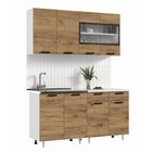 Кухня прямая «Рио» NEW, со столешницей, 1600 мм, цвет дуб крафт/антарес столешница - Фото 1