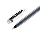 Ручка гелевая Crown Multi, стандартная, узел-игла 0,4 мм, одноразовая, чёрная - Фото 5