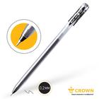 Ручка гелевая Crown Multi, стандартная, узел-игла 0,4 мм, одноразовая, чёрная - Фото 3