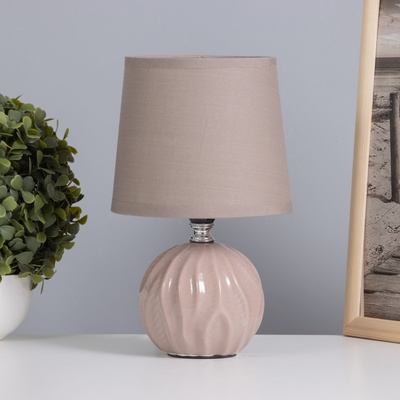 Лампа настольная «Пабло» 1×40 Вт Е14 коричневый 14×14×24 см