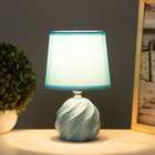 Лампа настольная «Альваро» 1×40 Вт Е14 синий 14.5×14.5×24 см - Фото 5