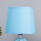 Лампа настольная «Альваро» 1×40 Вт Е14 синий 14.5×14.5×24 см - Фото 6