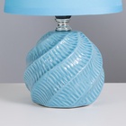 Лампа настольная «Альваро» 1×40 Вт Е14 синий 14.5×14.5×24 см - Фото 7
