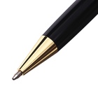 Ручка подарочная Calligrata «Винтаж», шариковая, поворотная, в футляре кожзам, корпус чёрный с золотым - Фото 3