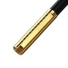 Ручка подарочная Calligrata «Винтаж», шариковая, поворотная, в футляре кожзам, корпус чёрный с золотым - Фото 4