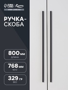 Ручка-скоба CAPPIO RS140, м/о 768 мм, цвет черный 10608174