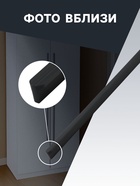 Ручка скоба CAPPIO RS140 м/о=1160, цвет черный - фото 809233803