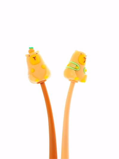 Ручка гелевая-прикол «Капибара», синий стержень, МИКС