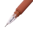 Ручка гелевая-прикол, синий стержень, Мишка МИКС (48 шт) - фото 809445504