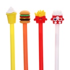 Ручка-прикол Calligrata «Фастфуд», синий стержень, гелевая, МИКС - фото 121972179