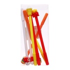 Ручка-прикол Calligrata «Фастфуд», синий стержень, гелевая, МИКС - фото 121972180