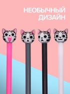 Ручка-прикол Calligrata «Котенок», синий стержень, гелевая, МИКС - Фото 2