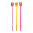 Ручка-прикол Calligrata «Зверушки», синий стержень, гелевая, МИКС - Фото 5