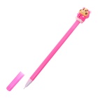 Ручка гелевая-прикол, синий стержень, Зверушки МИКС (12 шт) - фото 809445575