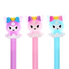 Ручка гелевая-прикол, синий стержень, Милашка МИКС (12 шт) - фото 809445585