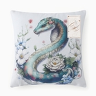 Подушка декоративная новогодняя «Гранд-Стиль. Змея», 35×35 см, габардин 160 г/м - Фото 4