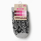 Носки женские "Змеиная кожа", цвет серый/черный, р-р 23-25 - фото 25490642