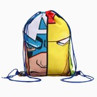 Набор детский для купания «Мстители», шапочка, очки для плавания, мешок - Фото 2