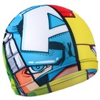 Набор детский для купания «Мстители», шапочка, очки для плавания, мешок - Фото 4