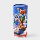 Салфетки бумажные в тубусе «Зверюшки», 50 шт., двухслойные - Фото 2