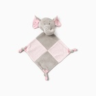 Плед детский с игрушкой «Крошка Я. Слоник» 75×90 см, розовый - Фото 8