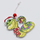 Елочные игрушки «Змея», в деревянной подарочной упаковке, 12 шт. - Фото 7