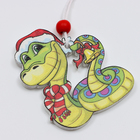 Елочные игрушки «Змея», в деревянной подарочной упаковке, 12 шт. - Фото 8