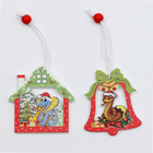 Елочные игрушки в деревянной подарочной упаковке, 12 шт. - Фото 4