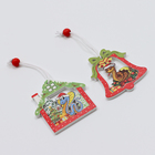 Елочные игрушки в деревянной подарочной упаковке, 12 шт. - Фото 5