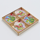 Елочные игрушки в деревянной подарочной упаковке, 12 шт. - Фото 3