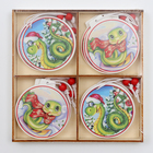 Елочные игрушки в деревянной подарочной упаковке, 12 шт. - Фото 11