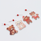 Елочные игрушки в деревянной подарочной упаковке, 12 шт., 13×13×2 см - Фото 5