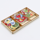 Елочные игрушки в деревянной подарочной упаковке, 9 шт. - Фото 3