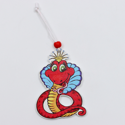 Елочные игрушки в деревянной подарочной упаковке, 9 шт.