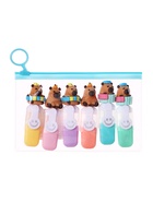 Набор маркеров-текстовыделителей, 6 штук, 6 цветов, в пенале, на молнии, «Капибары» - фото 58013337