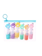 Набор маркеров-текстовыделителей Calligrata «Лапки смайл », 6 цветов, скошенный наконечник, узел 5 мм, в пенале на молнии - Фото 6