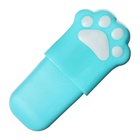 Набор маркеров-текстовыделителей Calligrata «Лапки», 6 цветов, скошенный наконечник, узел 5 мм, в пенале на молнии - Фото 3