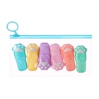 Набор маркеров-текстовыделителей Calligrata «Лапки», 6 цветов, скошенный наконечник, узел 5 мм, в пенале на молнии - Фото 6