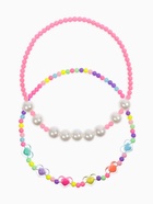 Детский подарочный набор «Выбражулька.Зайчики», 10 предметов: бусы, браслеты, клипсы, крабики для волос, МИКС 10702647